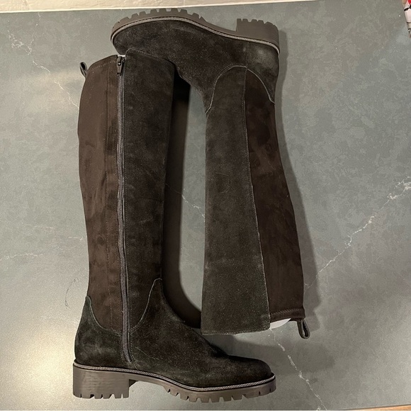 NWT Alex Marie sz 6 Lemala black suede tall western boots - Picture 11 of 16